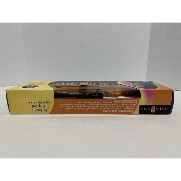 Gold N Hot Professional 24K Gold Pressing & Styling Comb GH299 - NEW IN BOX - Picture 3 of 6